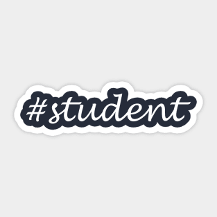 Student Word - Hashtag Design Sticker